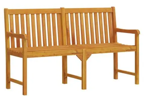 Bancă pentru grădină, 150 cm, lemn masiv de acacia - 2/5