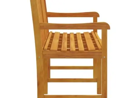 Bancă pentru grădină, 150 cm, lemn masiv de acacia - 4/5