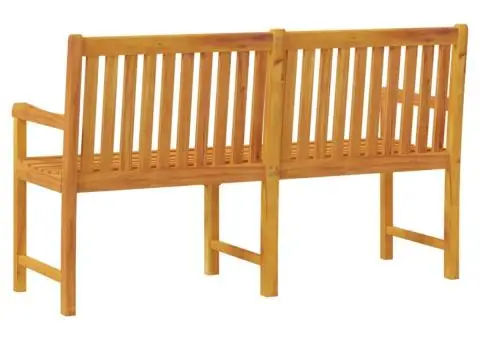 Bancă pentru grădină, 150 cm, lemn masiv de acacia - 5/5