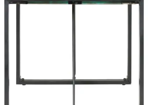 Masă de bucătărie, 80x80x75 cm, lemn masiv reciclat - 3/5