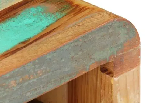 Noptieră, 30x30x41 cm, lemn masiv reciclat - 5/5