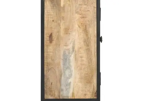 Servantă sculptată manual, 60x35x75 cm, lemn masiv de mango - 5/5