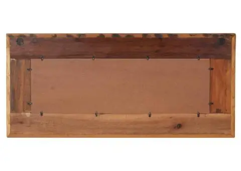 Oglindă cu placare Buddha, 110x50 cm, lemn masiv reciclat - 3/5