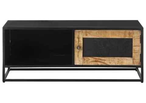 Măsuță de cafea, 90x50x35 cm, lemn de mango nefinisat - 2/5