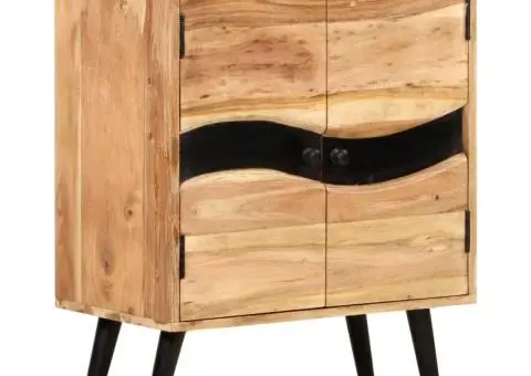 Dulap, 57x34x75 cm, lemn masiv de acacia - 1/5