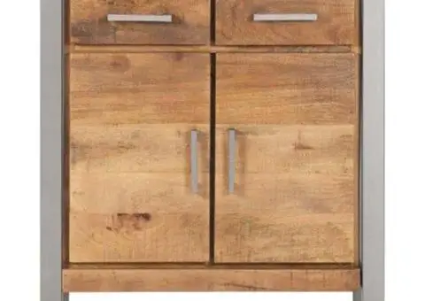 Servantă, 60x35x72 cm, lemn de mango nefinisat - 2/5