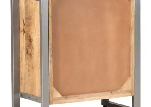 Servantă, 60x35x72 cm, lemn de mango nefinisat - 4/5