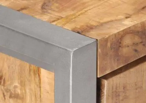 Servantă, 60x35x72 cm, lemn de mango nefinisat - 5/5