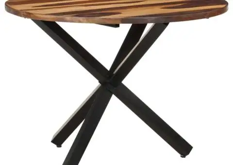 Masă de bucătărie, 100x100x75 cm, lemn acacia, finisaj miere - 1/5