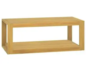 Dulap de baie suspendat, 90x45x35 cm, lemn masiv de tec