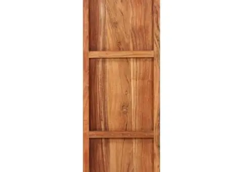 Cuier de haine de perete 2 buc. 36x3x110 cm, lemn masiv acacia - 4/5