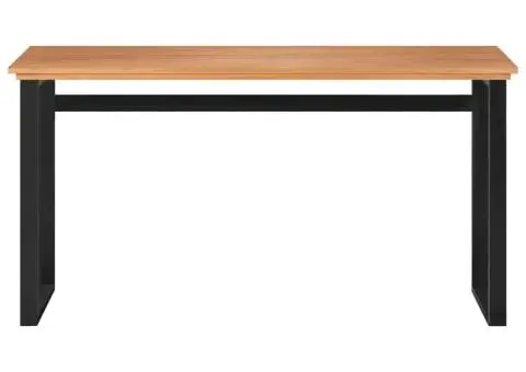 Birou ,120x45x75 cm, lemn masiv de tec - 2/5