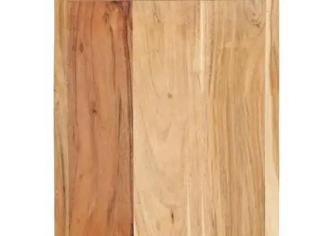 Taburet, 40x30x40 cm, lemn masiv de acacia - 3/5