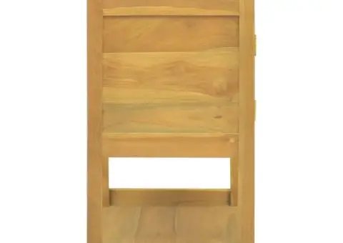 Dulap de baie, 60x40x75 cm, lemn masiv de tec - 4/5