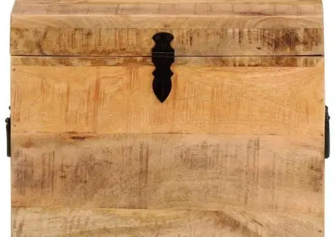 Cutie de depozitare, 39x28x31 cm, lemn masiv de mango - 2/5