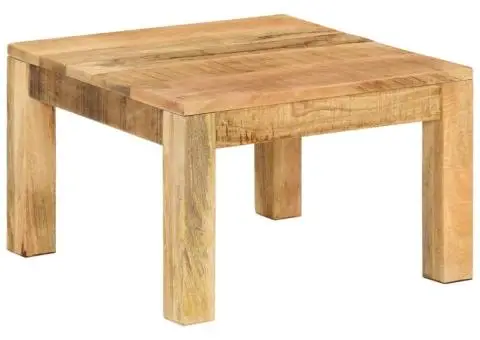 Măsuță de cafea, 55x55x35 cm, lemn masiv de mango - 1/5