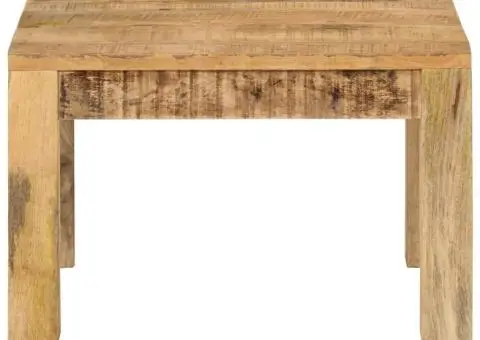 Măsuță de cafea, 55x55x35 cm, lemn masiv de mango - 3/5