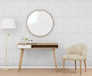 Panouri de perete 12 buc. alb 50x50 cm XPS 3 m² ametist