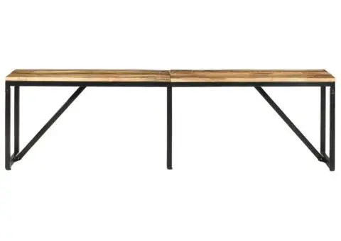 Bancă, 160x35x46 cm, lemn masiv de mango - 2/5