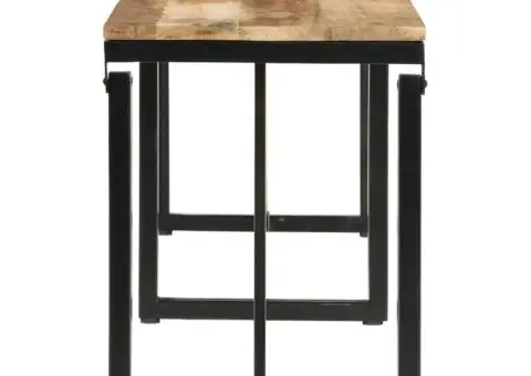 Bancă, 160x35x46 cm, lemn masiv de mango - 3/5