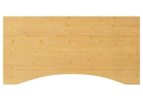 Blat de birou, 100x50x4 cm, bambus - 1/4