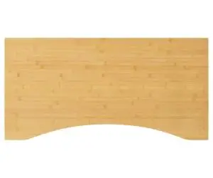 Blat de birou, 100x50x4 cm, bambus