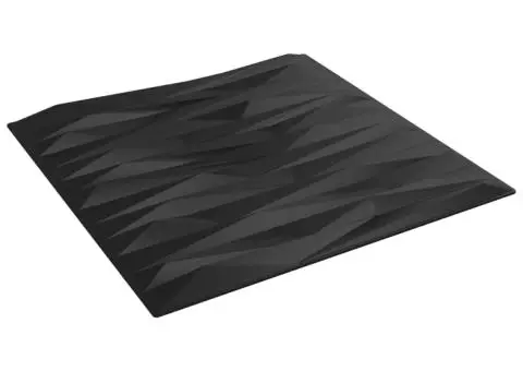 Panouri de perete 24 buc. negru 50x50 cm XPS 6 m² piatră - 5/5