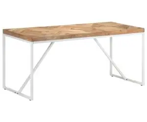 Masă de bucătărie, 160x70x76cm, lemn masiv de acacia/mango
