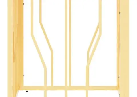 Masă de cafea, auriu, 50x50x50 cm, oțel inoxidabil și sticlă - 4/5