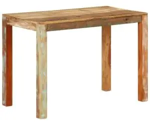 Masă de bucătărie, 110x55x76 cm, lemn masiv reciclat