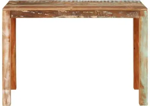 Masă de bucătărie, 110x55x76 cm, lemn masiv reciclat - 2/5