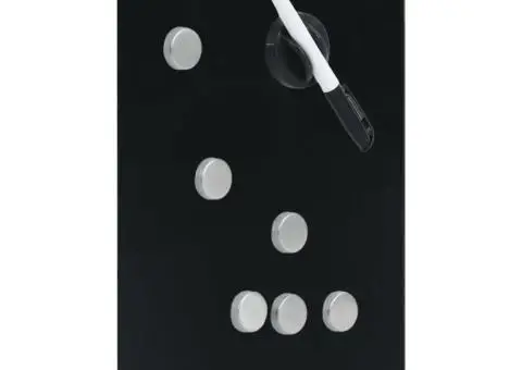 Casetă pentru chei cu tablă magnetică, negru, 30 x 20 x 5,5 cm - 5/5