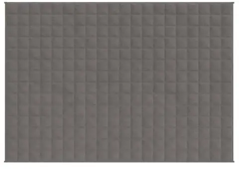 Pătură cu greutăți, gri, 150x200 cm, 11 kg, material textil - 3/5
