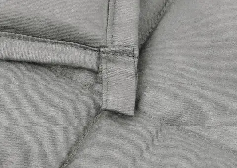 Pătură cu greutăți, gri, 150x200 cm, 11 kg, material textil - 5/5
