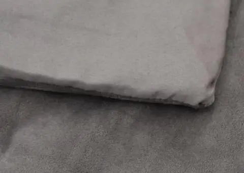 Pătură grea cu husă, gri, 200x200 cm, 13 kg, textil - 4/5