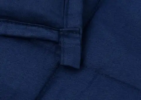 Pătură grea, albastru, 200x220 cm, 13 kg, textil - 5/5