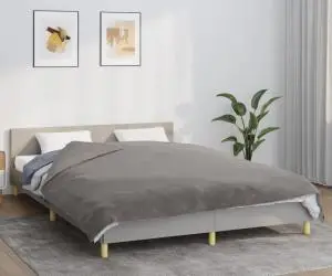 Pătură grea cu husă, gri, 200x220 cm, 9 kg, material textil