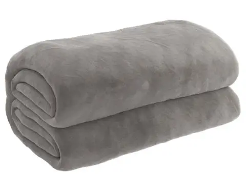 Pătură grea cu husă, gri, 200x220 cm, 9 kg, material textil - 2/5