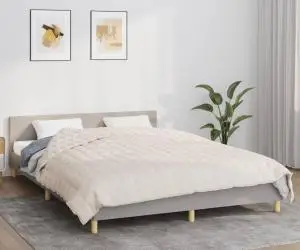 Pătură grea, crem deschis, 220x240 cm, 11 kg, material textil
