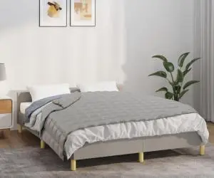 Pătură grea, gri, 152x203 cm, 7 kg, material textil