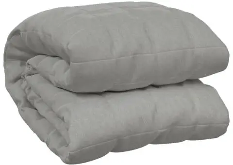 Pătură grea, gri, 152x203 cm, 7 kg, material textil - 2/5