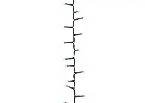 Instalație compactă cu 2000 LED-uri, alb rece, 45 m, PVC - 3/5