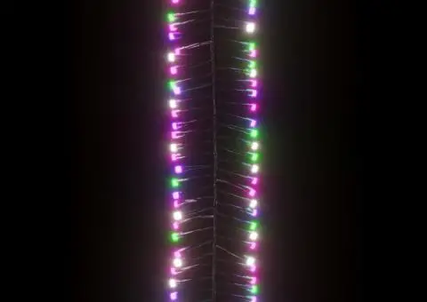 Instalație tip cluster 400 LED-uri multicolor pastel 7,4 m PVC - 5/5