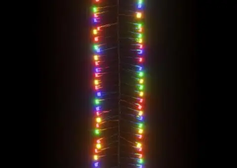Instalație cluster cu 3000 LED-uri, multicolor, 23 m, PVC - 5/5