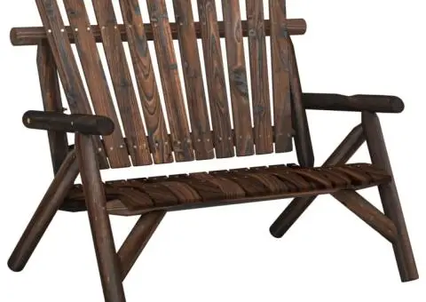 Set mobilier de grădină, 3 piese, lemn masiv de molid - 2/5