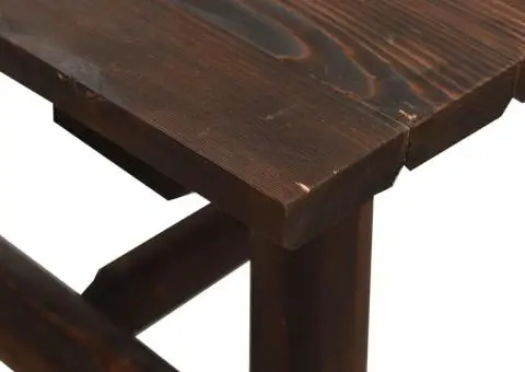 Set mobilier de grădină, 3 piese, lemn masiv de molid - 5/5