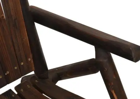 Set mobilier de grădină, 4 piese, lemn masiv de molid - 4/5