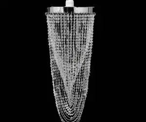 Candelabru cu pandantiv, 22 x 58 cm