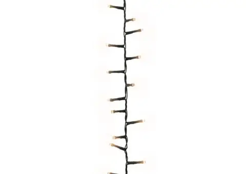 Instalație compactă cu 1000 LED-uri albe calde, 25 m, PVC - 3/5