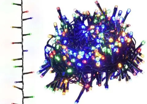 Instalație compactă cu 2000 LED-uri, multicolor, 45 m, PVC - 2/5